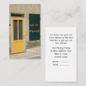 Nous avons déménagé - Nouveau Faire-part d'adresse (Devant / Derrière)