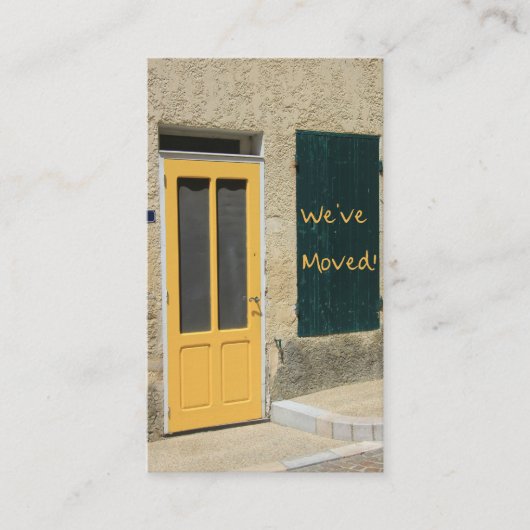 Nous avons déménagé - Nouveau Faire-part d'adresse (Devant)