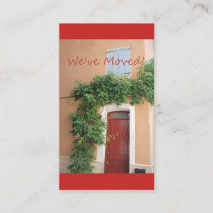 Nous avons déménagé - Nouveau Faire-part d'adresse