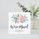 NOUS AVONS DÉMÉNAGÉ | nouvelle adresse faire-part (Debout devant)