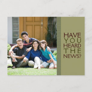 Nous avons déménagé ! Nouvelle carte postale photo