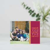 Nous avons déménagé ! Nouvelle carte postale photo (Debout devant)