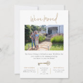 Nous avons déménagé Nouvelle Maison Faire-part & I (Devant)