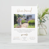 Nous avons déménagé Nouvelle Maison Faire-part & I (Debout devant)