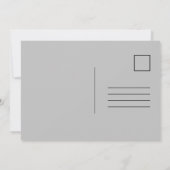 Nous avons déménagé, nouvelle maison, simple carte (Dos)