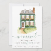 Nous Avons Déménagé Trouvé Nos Cartes De Faire-par (Devant)