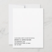 Nous Avons Déménagé Typographie, Carte Texturée Co (Dos)
