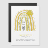 Nous avons déplacé Boho Rainbow Faire-part (Devant / Derrière)