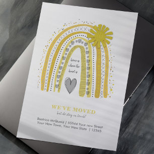 Nous avons déplacé Boho Rainbow Faire-part