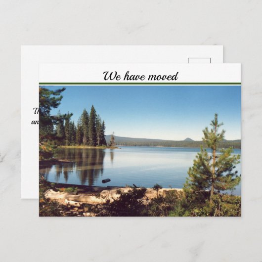 Nous Avons Déplacé Carte Postale (Devant / Derrière)