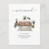 Nous avons déplacé Chic Boho Moving Faire-part (Devant)