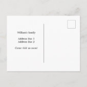 Nous avons déplacé Cute cat masquer Photo carte po (Dos)