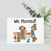 Nous Avons Déplacé Des Cartes Faire-part (Debout devant)