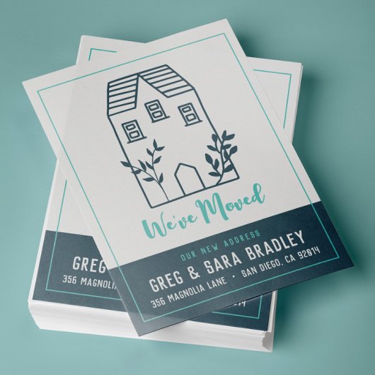 Nous avons déplacé Doodle House Nouvelle carte d'a