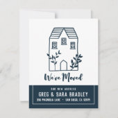 Nous avons déplacé Doodle House Nouvelle carte d'a (Devant)