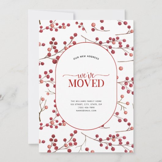 Nous avons déplacé Faire-part de déplacement de Be (Devant)