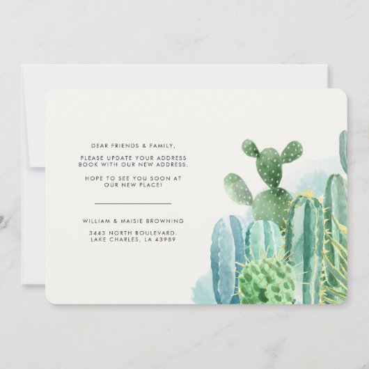 Nous avons déplacé Faire-part de déplacement des c (Dos)