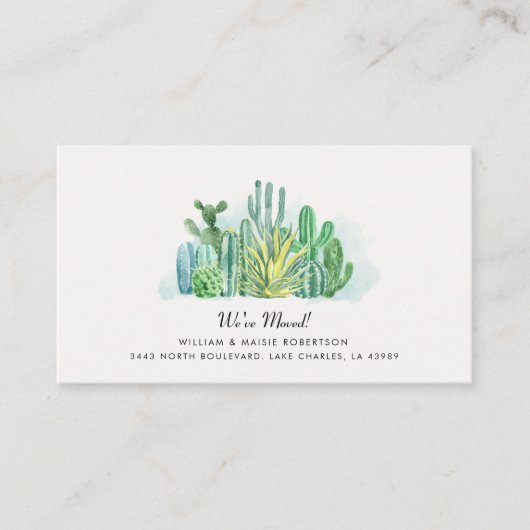 Nous avons déplacé Faire-part de déplacement des c (Devant)