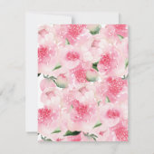 Nous avons déplacé Faire-part de mouvement rose fl (Dos)