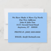 Nous avons déplacé Faire-part Northwoods Pines & L (Dos)