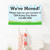 Nous avons déplacé la bannière mobile de signe (En situation)