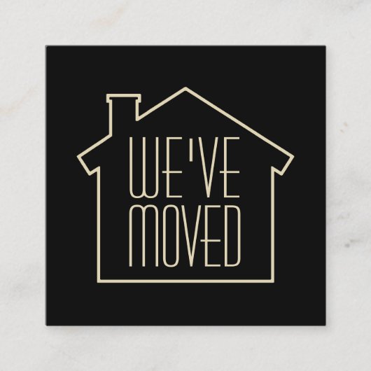 Nous avons déplacé la carte de boîtier moderne Bla (Devant)