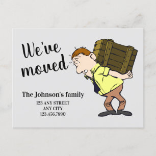 Nous avons déplacé la carte de faire-part de chang