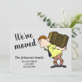 Nous avons déplacé la carte de faire-part de chang (Debout devant)