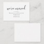 Nous avons déplacé la carte d'insertion de changem (Devant / Derrière)