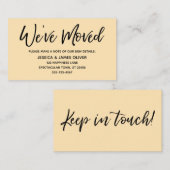 Nous avons déplacé la carte d'insertion de la plum (Devant / Derrière)