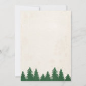 Nous avons déplacé la carte d'invitation de forêt (Dos)