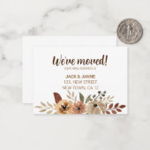 Nous avons déplacé la carte Faire-part Flora Aquar (Devant/Arrière en situation)