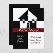 nous avons déplacé la carte postale (Devant / Derrière)