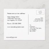 Nous avons déplacé la carte postale (Dos)