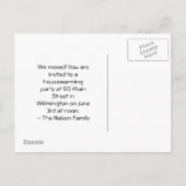 Nous avons déplacé la carte postale (Dos)