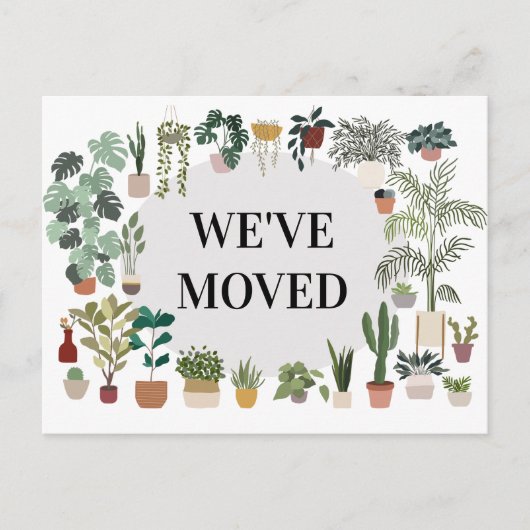 Nous avons déplacé la carte postale de Faire-part (Devant)