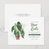 Nous avons déplacé la Faire-part de déménagement b (Devant / Derrière)