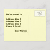 Nous avons déplacé la Faire-part de la nouvelle ca (Dos)