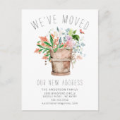 Nous avons déplacé la Faire-part Florale Rustique (Devant)