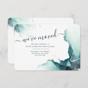 Nous Avons Déplacé L'Agate D'Adresse Faire-part De