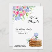 Nous avons déplacé l'aquarelle Faire-part florale (Devant)