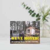 Nous avons déplacé le changement d'adresse Carte p (Debout devant)