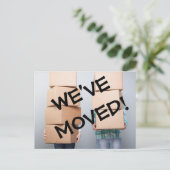 Nous avons déplacé le changement d'adresse Carte p (Debout devant)