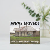 Nous avons déplacé le changement d'adresse Carte p (Debout devant)