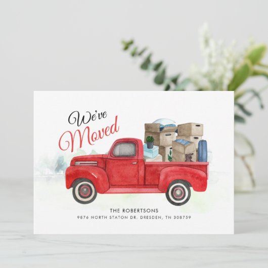 Nous avons déplacé le Faire-part d'adresse de dépl (Debout devant)