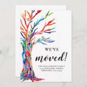 Nous avons déplacé le Faire-part de déplacement (Devant / Derrière)