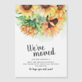 Nous avons déplacé le Faire-part de tournesol (Devant)