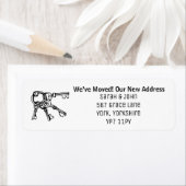 Nous avons déplacé le nouveau Étiquette de adresse (En situation)