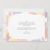 NOUS AVONS DÉPLACÉ moderne peint nouvelle carte d' (Dos)