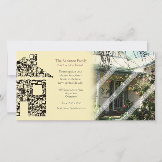 Nous avons déplacé Mosaic House Carte photo de not (Devant)